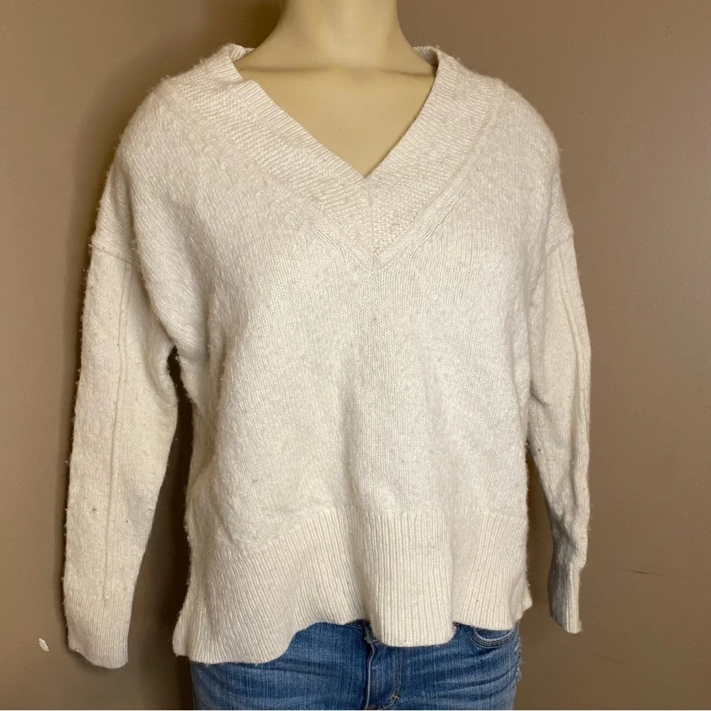 Madewell Size XS Womens Beige Long Sleeve Sweater - Picture 1 of 8